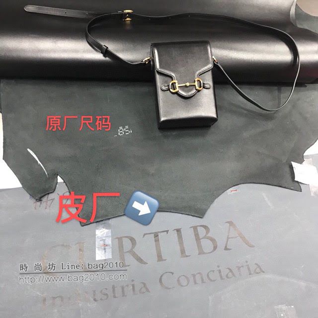 Gucci原厂皮包包 古驰男女马衔扣手机包 Gucci单肩斜挎包 625615  gdj1578